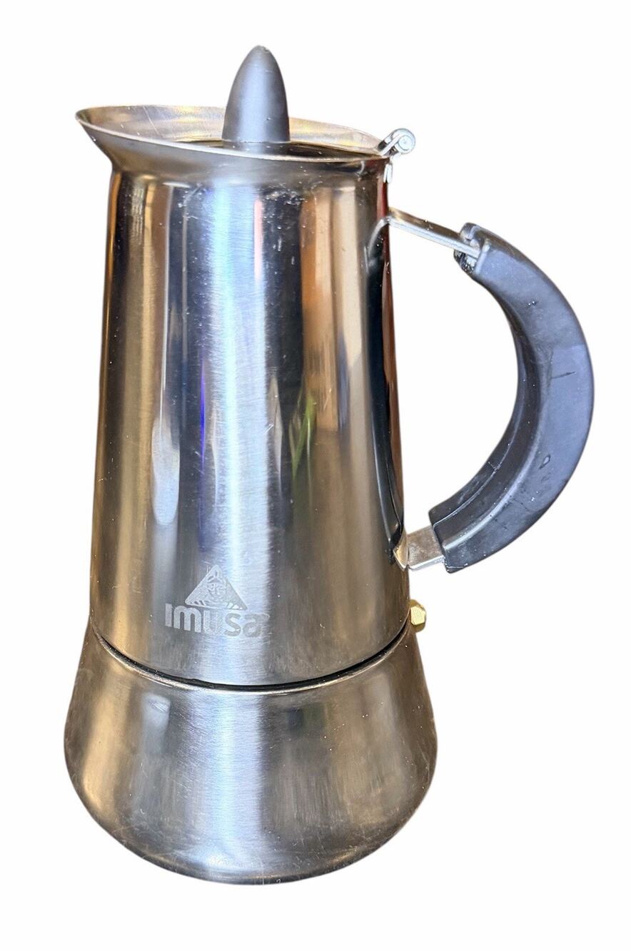 IMUSA Stainless stove top Espresso Coffee Maker 2 Cups